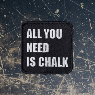 Nášivka slogan All you need is chalk