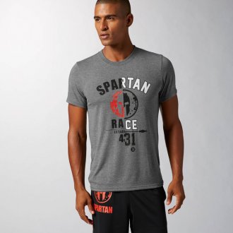P&aacute;nsk&eacute; tričko Reebok Spartan SS GRAPH T