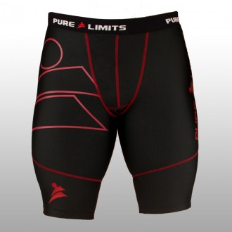 Pánské krátké kompresní kalhoty Red Series