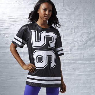 D&aacute;msk&eacute; tričko Reebok LTHS D VARSITY TEE AI6418