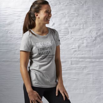 D&aacute;msk&eacute; tričko Reebok WOR C COM TEE AJ7419
