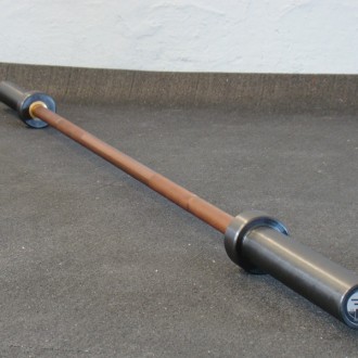 Vzpěračská olympijská tyč 15 kg černá