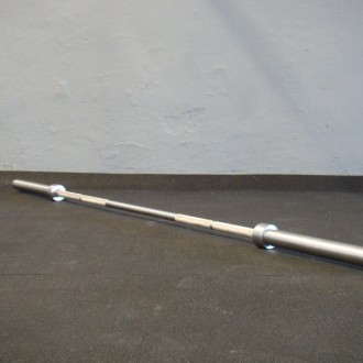 Olympijská vzpěračská tyč 20 kg stříbrná