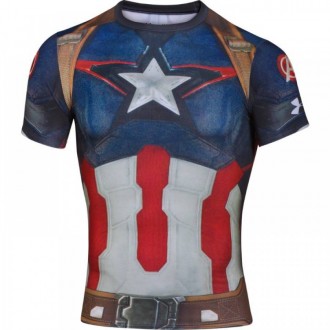 P&aacute;nsk&eacute; kompresn&iacute; tričko Under Armour Alter Ego Captain America