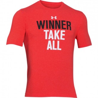 P&aacute;nsk&eacute; tričko Under Armour Winner Take All červen&eacute;