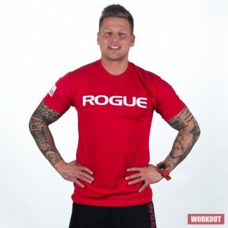 P&aacute;nsk&eacute; tričko Rogue Basic - červen&eacute;