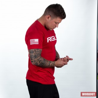 Pánské tričko Rogue Basic - červené