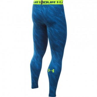 Pánské kompresní legíny Under Armour Printed modré