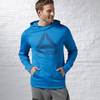 P&aacute;nsk&aacute; mikina Reebok Workout Ready Warm Poly Fleece Over the Head AY2436