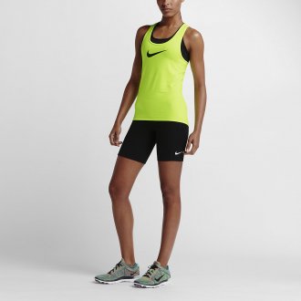 Dámský top Nike Pro - svítivě zelená