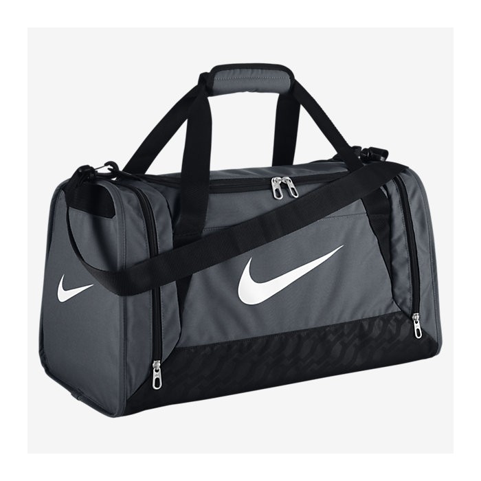 nike brasilia 6 small duffel bag black