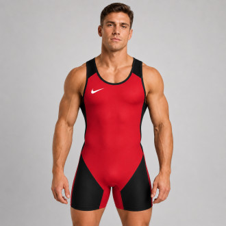 P&aacute;nsk&yacute; trikot Nike Weightlifting Singlet - Red/black
