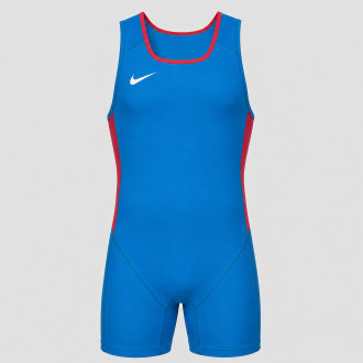 Pánský trikot Nike Weightlifting Singlet blue/scarlet