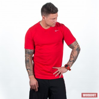 Pánské kompresní tričko Nike Pro Top - červené
