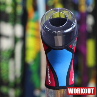 CrossFit games bandáž kolene 5 mm Blue/red