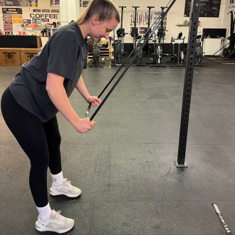 Odporová guma WORKOUT černá - 22 kg