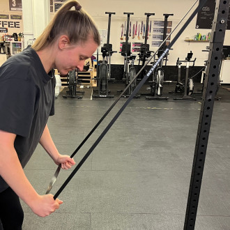 Odporová guma WORKOUT černá - 22 kg