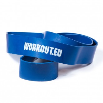Odporov&aacute; guma WORKOUT modr&aacute; - 65 kg