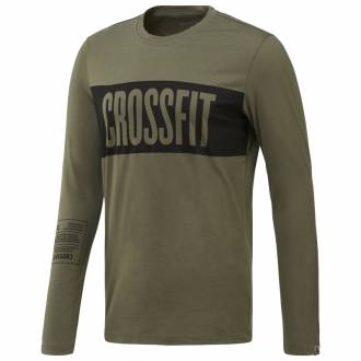 Pánské tričko CrossFit STRIPE LS TEE CF4556