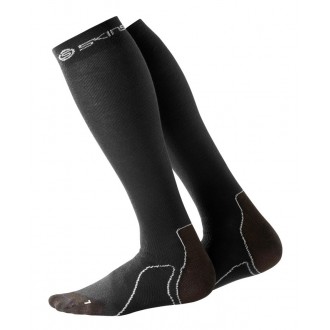P&aacute;nsk&eacute; kompresn&iacute; podkolenky SKINS Essentials Mens Recovery Comp Socks Black