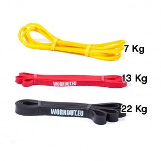 V&yacute;hodn&yacute; set odporov&yacute;ch gum - Trio Medium