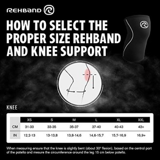 Bandáž kolene Rehband 5 mm - white/black