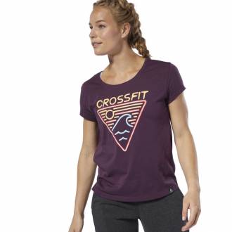 Dámské tričko Reebok CrossFit Neon Retro Easy Tee - DU4596