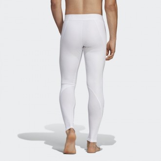 Pánské legíny Alphaskin Sport Graphic Long bílé