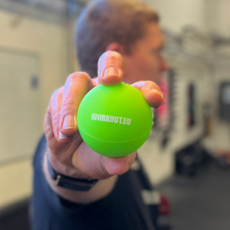 Masážní míček Lacrosse ball WORKOUT - zelený