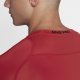Pánské kompresní triko s dlouhým rukávem Nike - červené