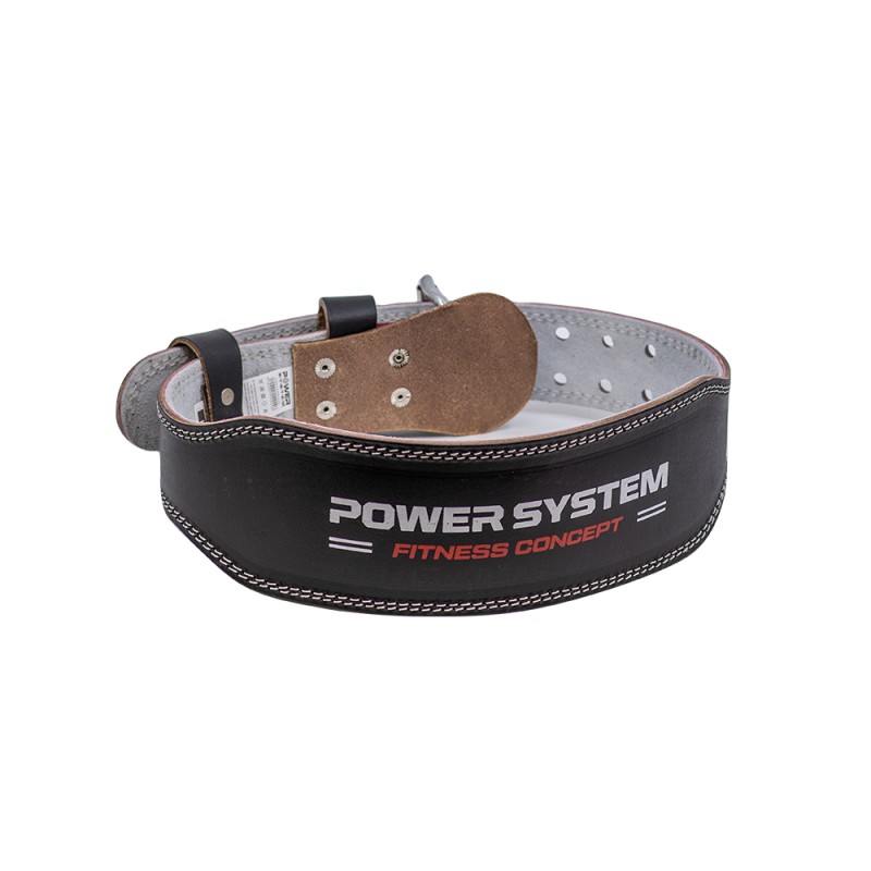 Kožený opasek Power System Power Black PS-3100