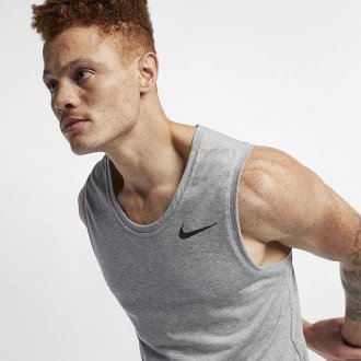 Pánské tílko Nike Breathe - šedivé