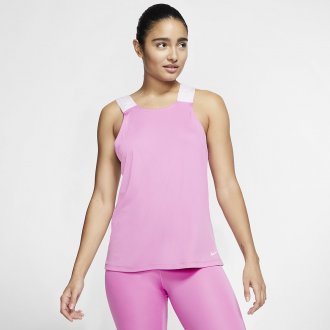 Dámský top Nike Pro - světle růžové