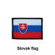 Nášivka slovenská vlajka se suchým zipem 7 x 5 cm 