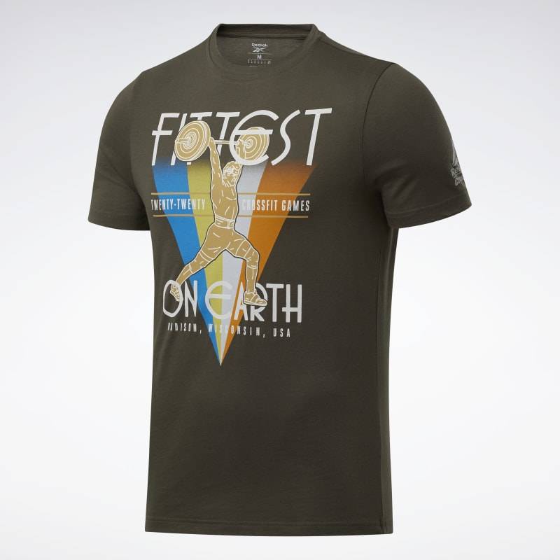 Pánské tričko Reebok CrossFit Fittest On Earth Tee - FS7656