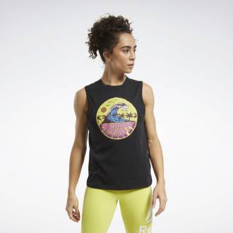 Dámské tričko Reebok CrossFit Tidal Wave Muscle - FU2549