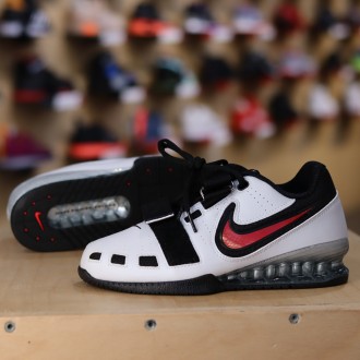 Vzpěračské boty Nike Romaleos 2 - white/comet red-black