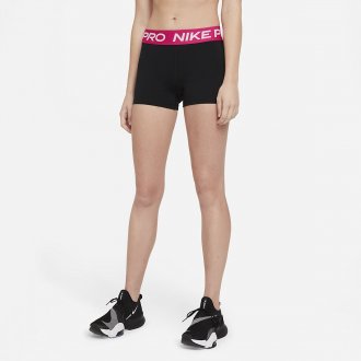 D&aacute;msk&eacute; 13cm &scaron;ortky Nike Pro čern&aacute;/růžov&aacute;
