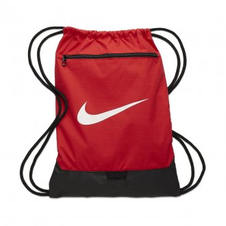 Tr&eacute;ninkov&yacute; Gym Sack / pytel Nike Brasilia červen&yacute;