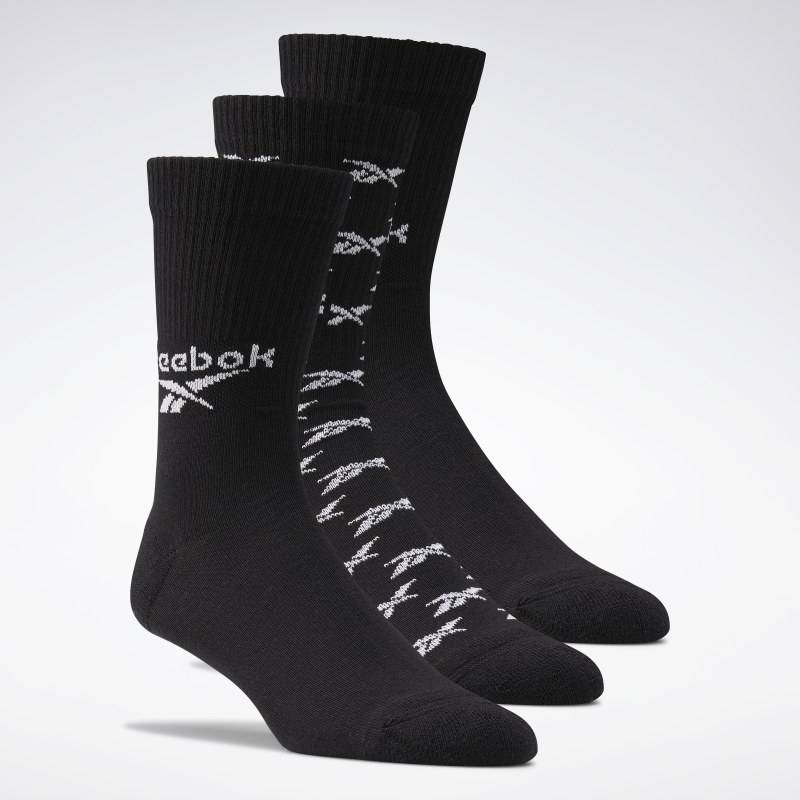 Ponožky CL FO Crew Sock 3P BLACK - GG6683