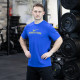 Pánské tričko Nike Weightlifting - Blue/Gold