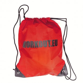 GYMSACK - Vak na stahovac&iacute; &scaron;ňůrky WORKOUT red