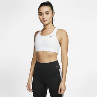 Dámská sportovní podprsenka Nike Swoosh - medium support white