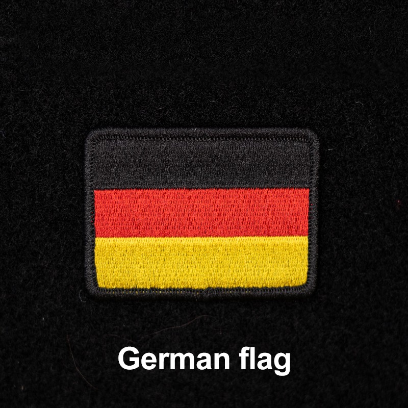 Nášivka německé vlajky se suchým zipem 7 x 5 cm