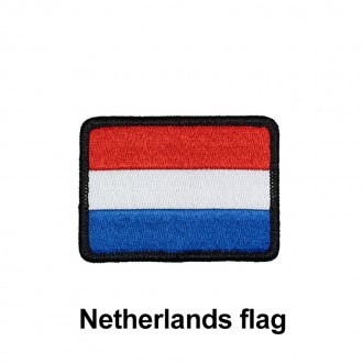 Nášivka nizozemské vlajky se suchým zipem 7 x 5 cm