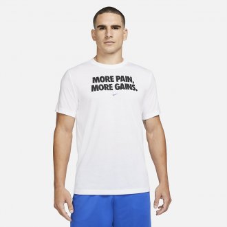 Pánské tričko Nike More Pain More Gain - White