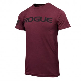 Pánské tričko Rogue Basic Shirt - Maroon Black