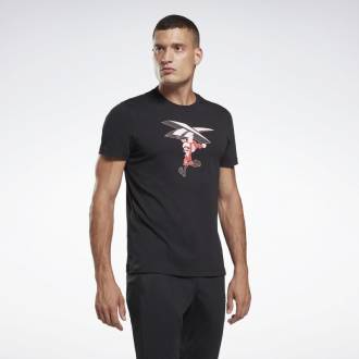 P&aacute;nsk&eacute; tričko Reebok Holiday - GT5806 - čern&eacute;