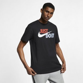 Pánské tričko Nike Just do it - červená/modrá/bílá