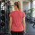D&aacute;msk&eacute; tr&eacute;ninkov&eacute; tričko WORKOUT - červen&eacute;